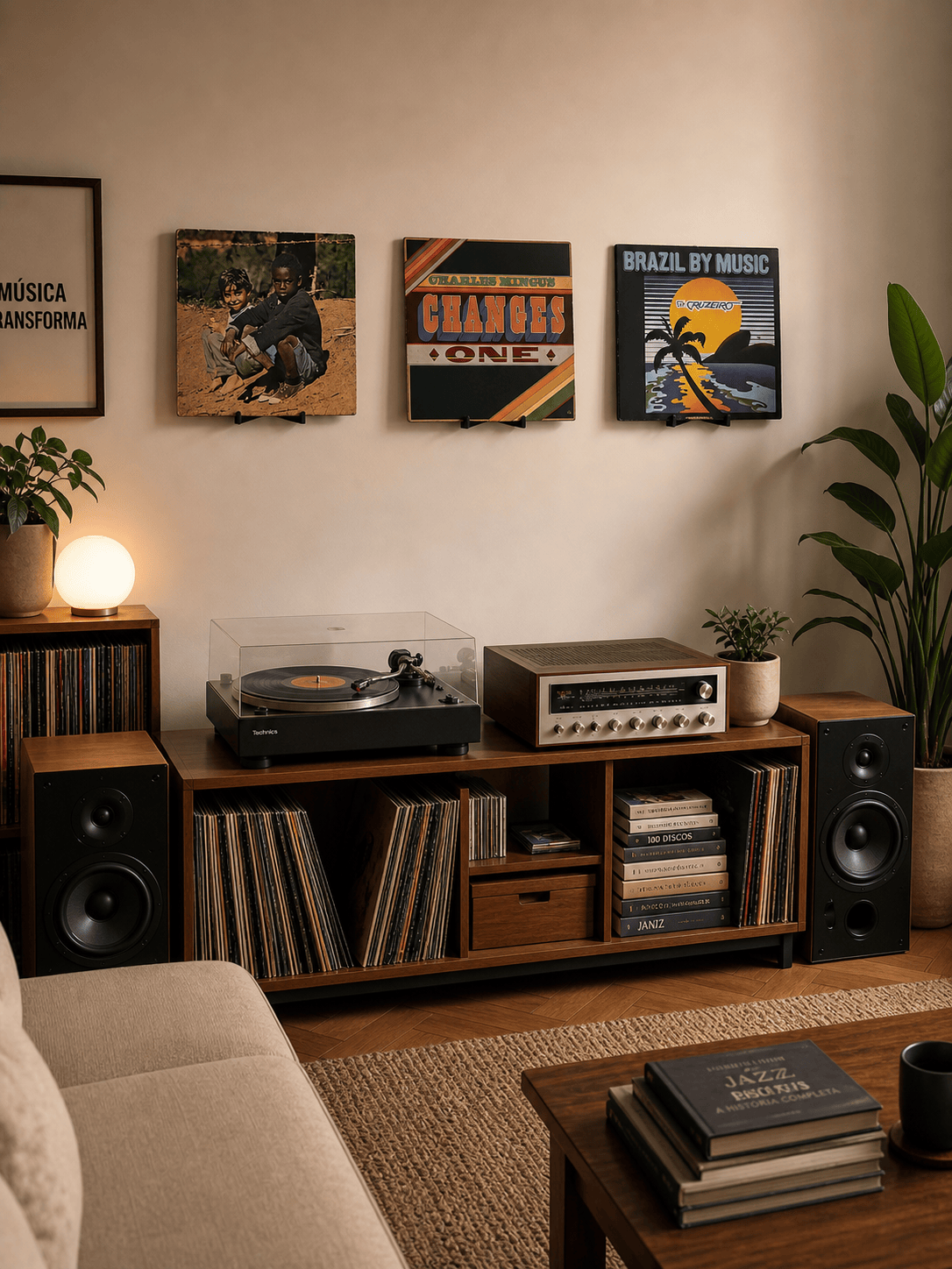 Suportes Parede para Discos de Vinil Vinil3D