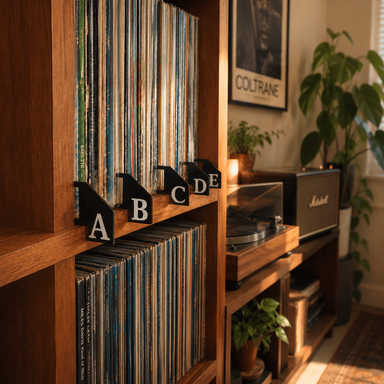 Organizador A-Z em fundo branco