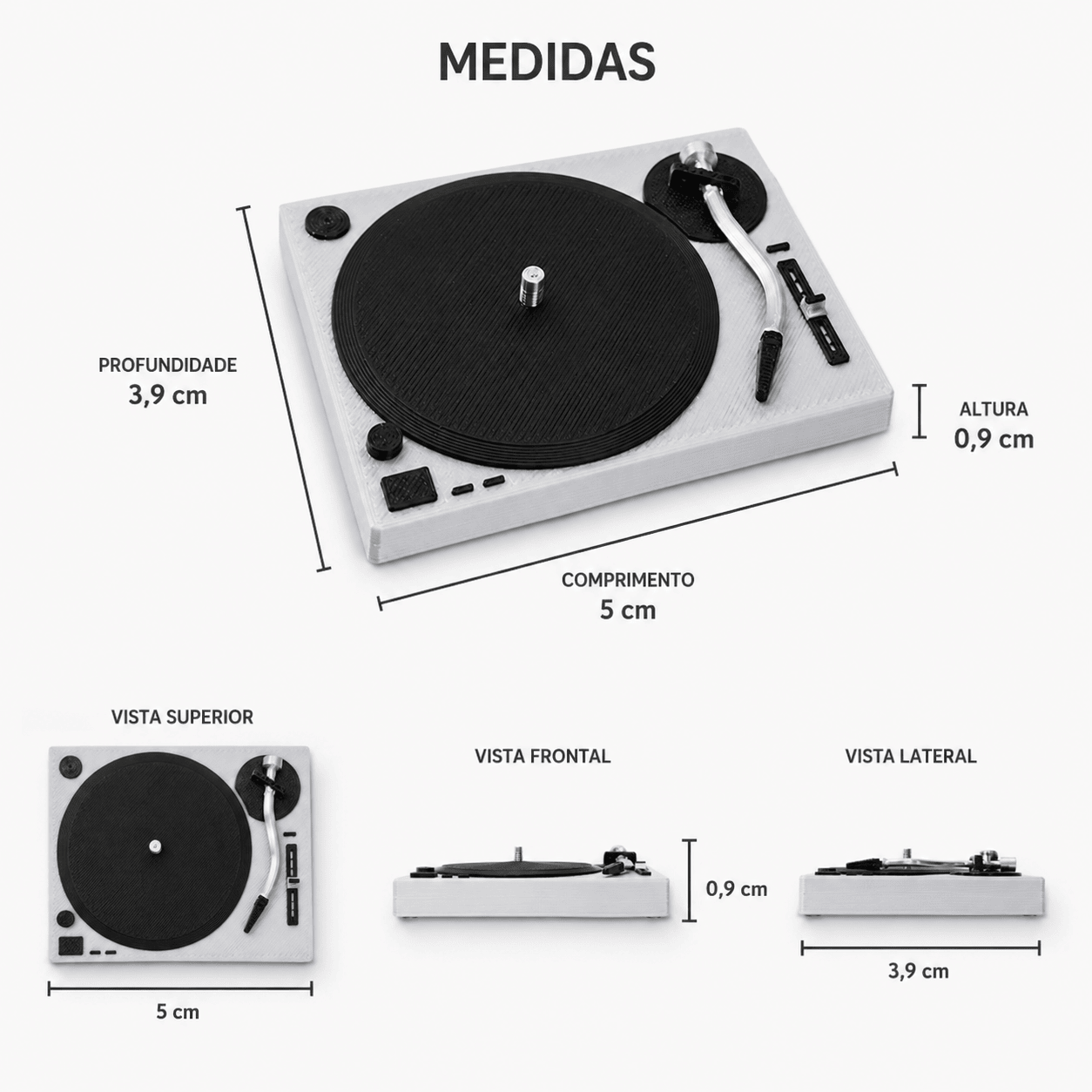 Diagrama com dimensões