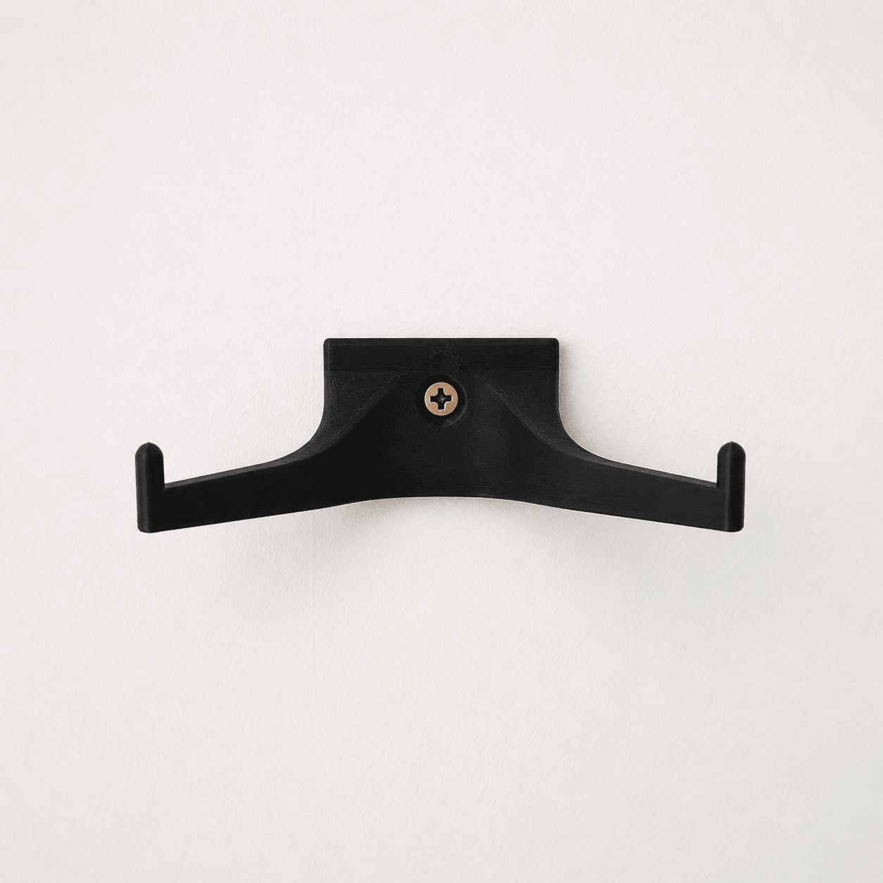 Suporte preto vista frontal